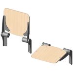 Folding seat fitting; wall-mounted